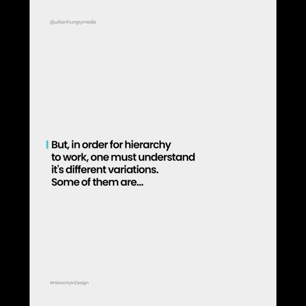 visual hierarchy design strate