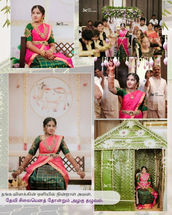 Beneath a canopy of blooms and