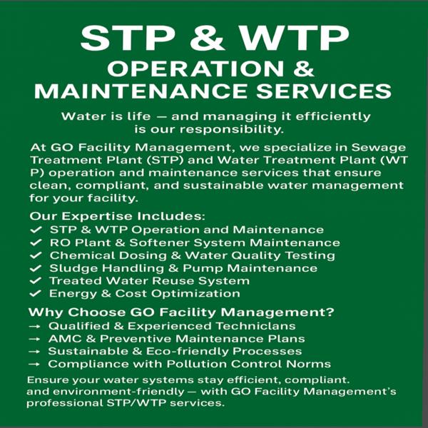 💧 STP & WTP Operation & Maint