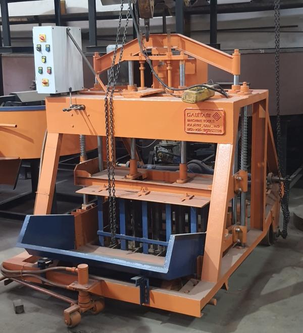 manual cement block machine in gwalior madhyprades