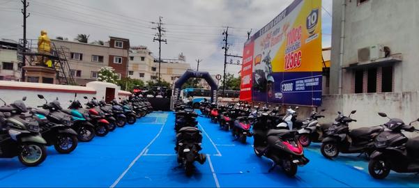 motorcycle showroom in bhel tr