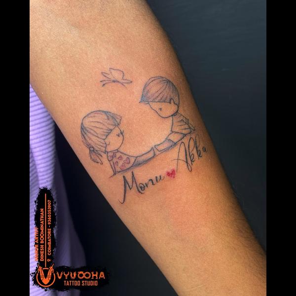 Brother Sister Bond Tattoo | C