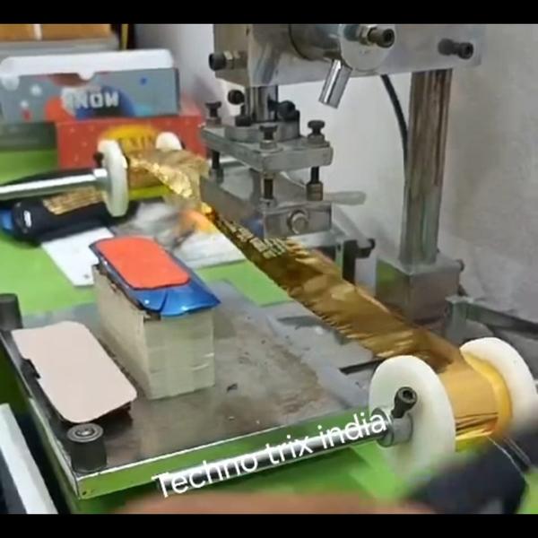 optical box hot foil stamping machine