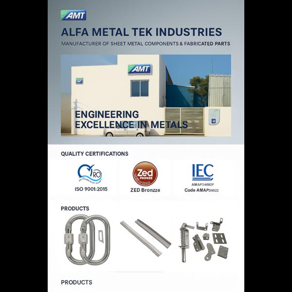 Our sheet metal components manufacturing unit spec