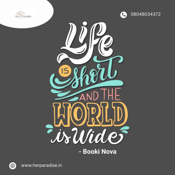 Life's journey is a canvas, an