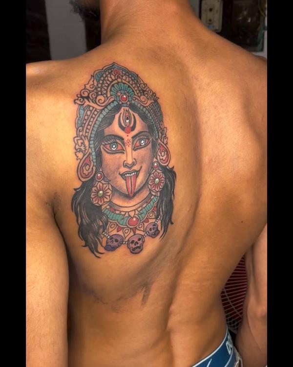 the Hindu goddess of time, des