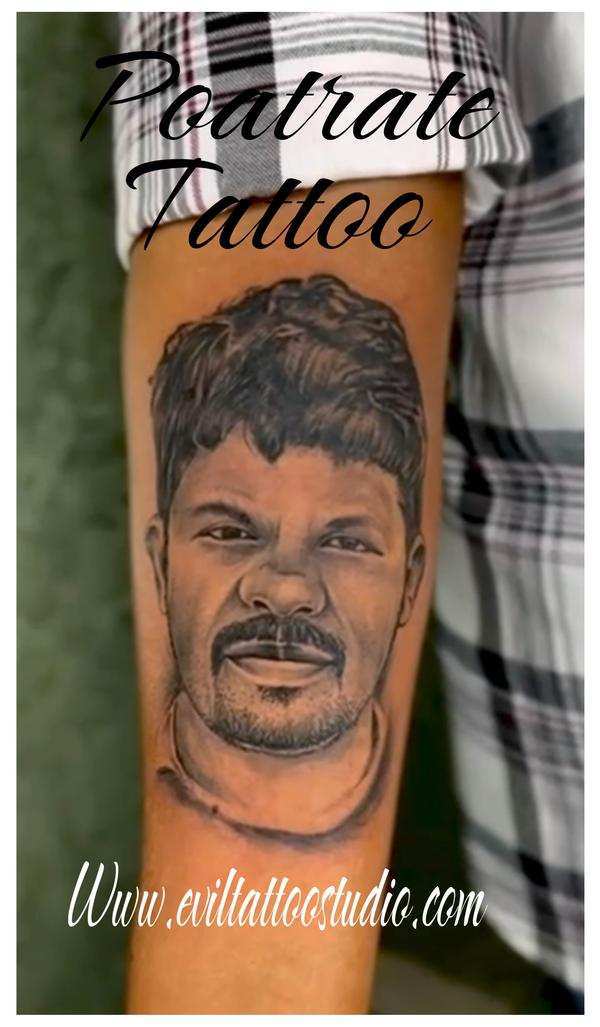 hyper realistic portrait tatto