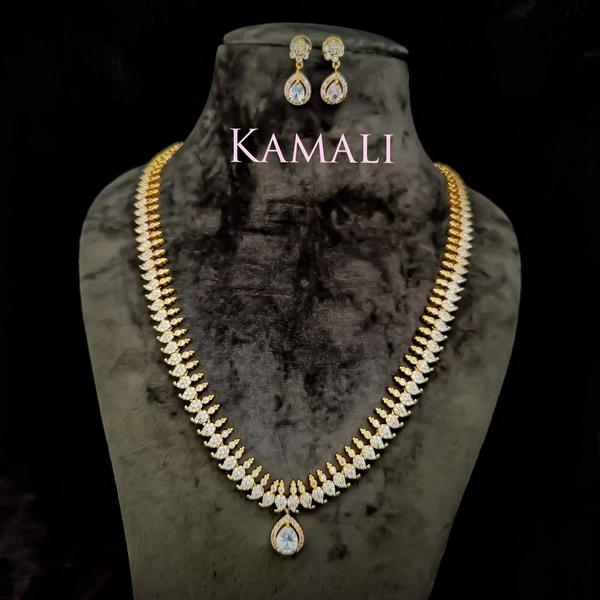 White Stone Necklace Coll