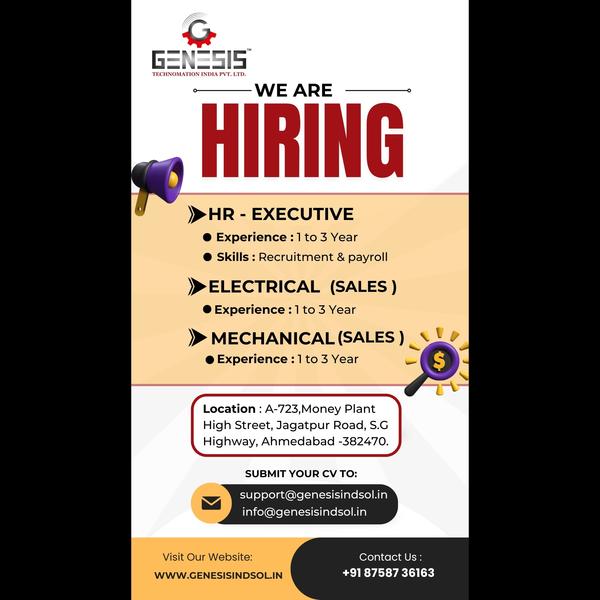 🚀 We’re Hiring! Join our growing team at Genesis