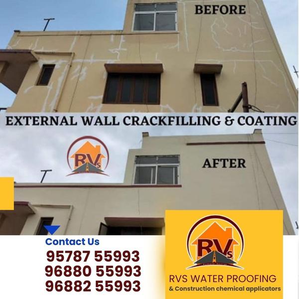 exterior wall leakage fibber m