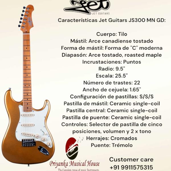JET JS-300 GD SSS Classic tone with modern feelJ
