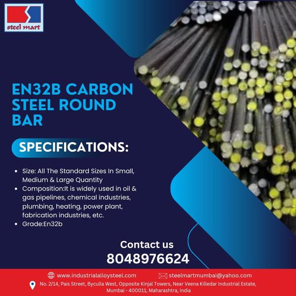 EN32B Carbon Steel Round Bar can be normalized, ha