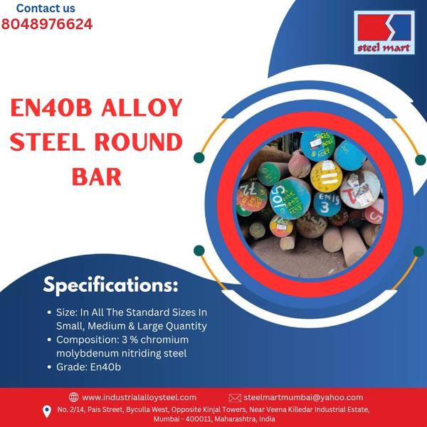 Industrial Alloy Steel Rods are solid cylindrical 