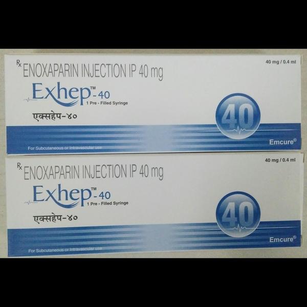  EXHEP 40 mg and ENOXAPAR