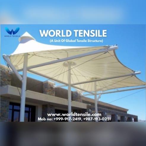 A Tensile Umbrella Entrance St