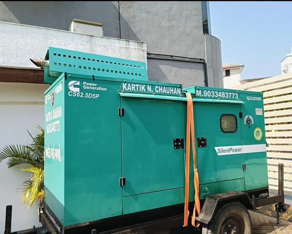 35 kva generator on rent vadod
