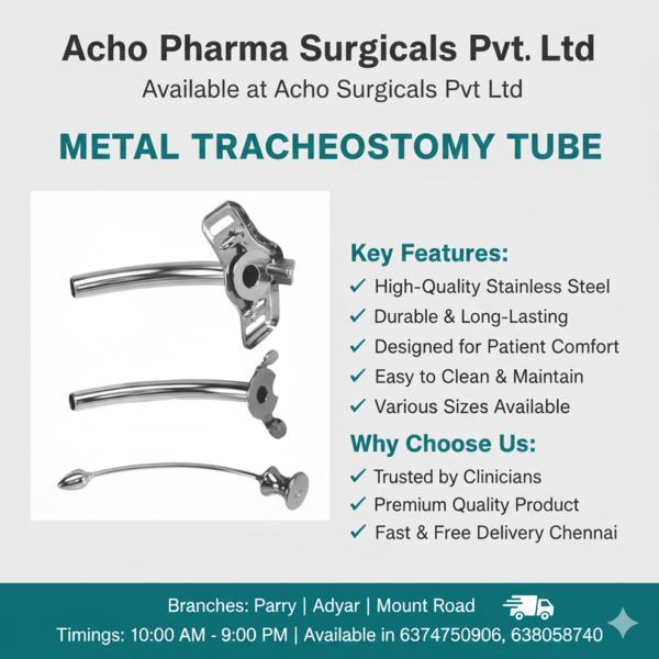 metal tracheostomy tube chenna
