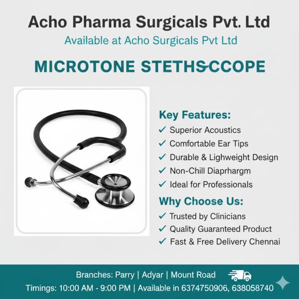🩺 Microtone Stethoscope – Hig