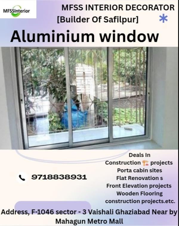 Aluminium window work” typical