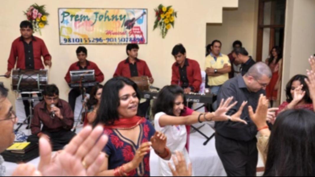The Mehndi Sangeet ceremony is