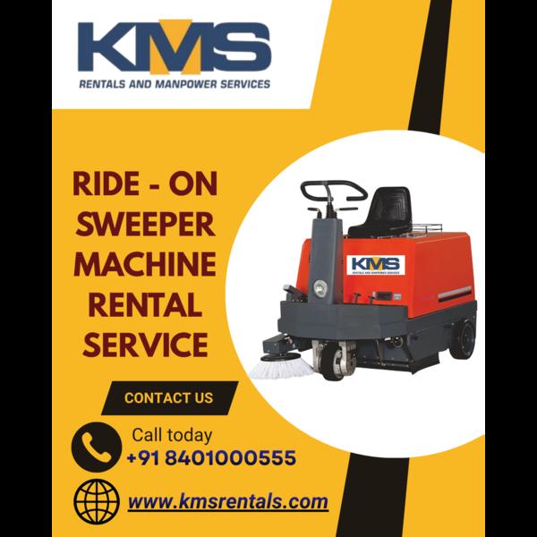 ride on sweeper rental india