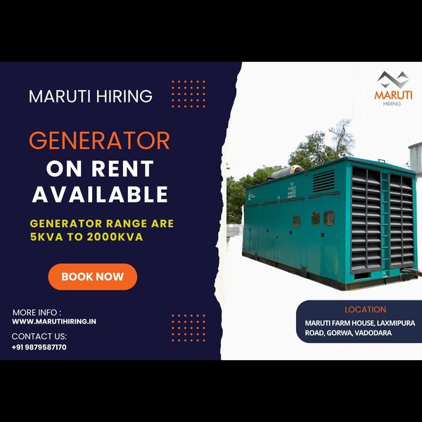diesel generator rental ahmeda