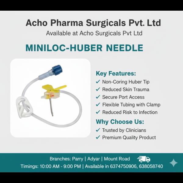 miniloc huber needle in chenna