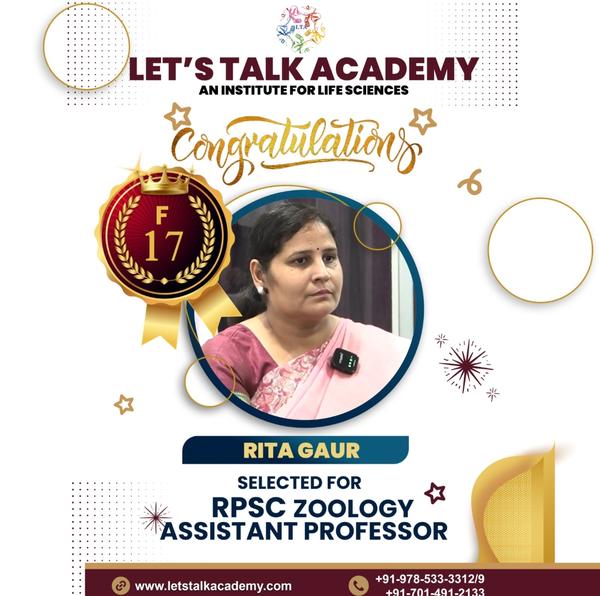 Congratulations to Rita G