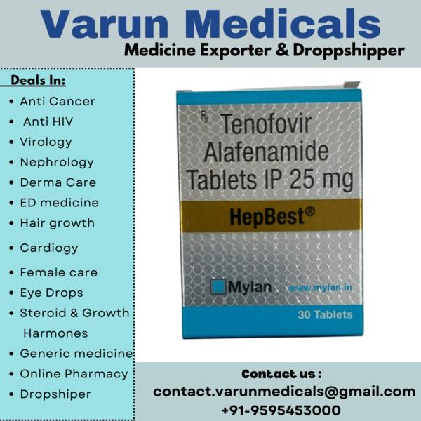 Tenofovir Alafenamide Tablets Supplier, Dealer, Ex