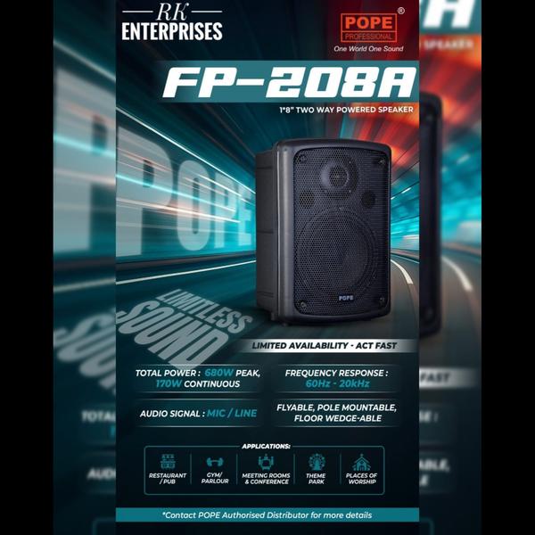 SpecificationsModel	FP-208AArticle No.	#10178Cl