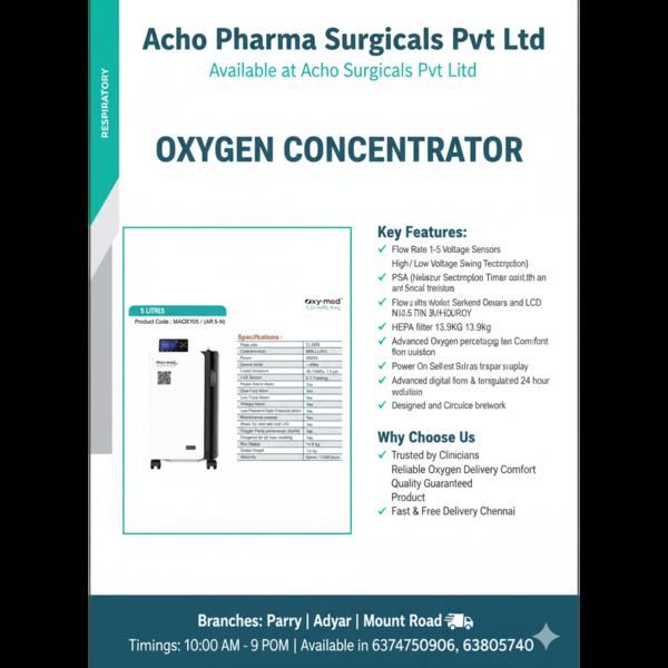 best oxygen concentrator in be