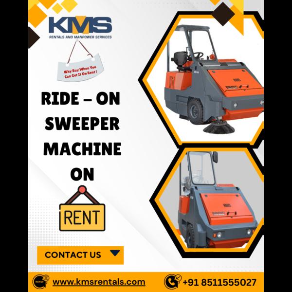 ride on sweeper rental india