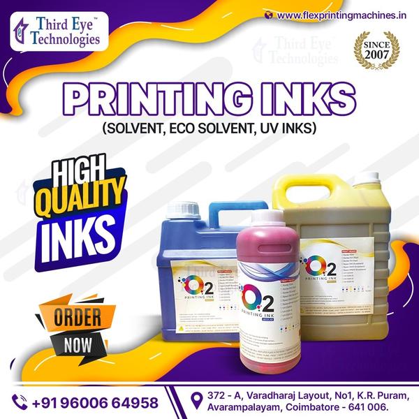 O2 PRINTING INKSSOLVENT INKECO SOLVENT INKUV IN