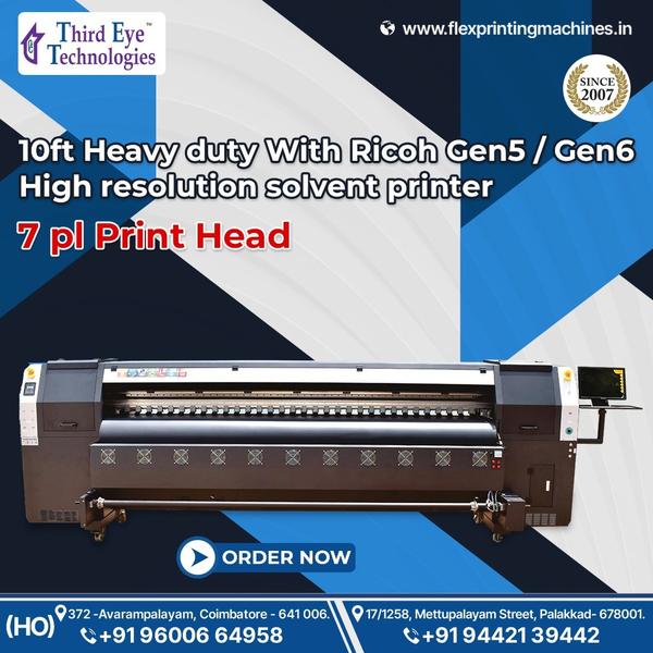 10 FEET RICOH GEN 5 / GEN 6 SOLVENT PRINTERSPRINT