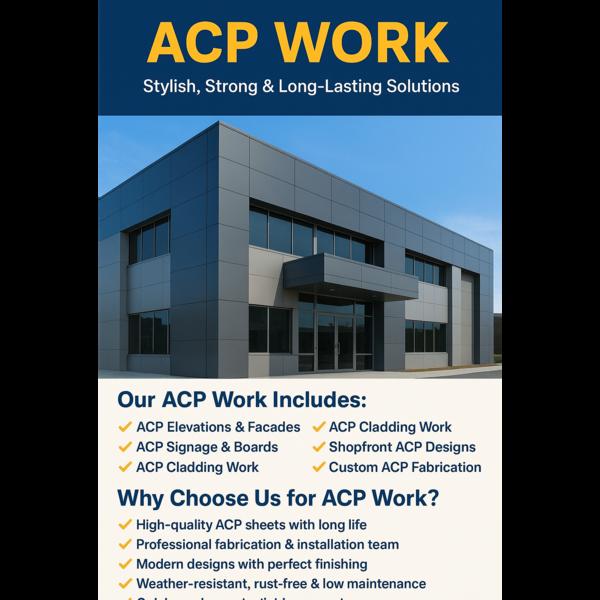 high quality acp facade materi