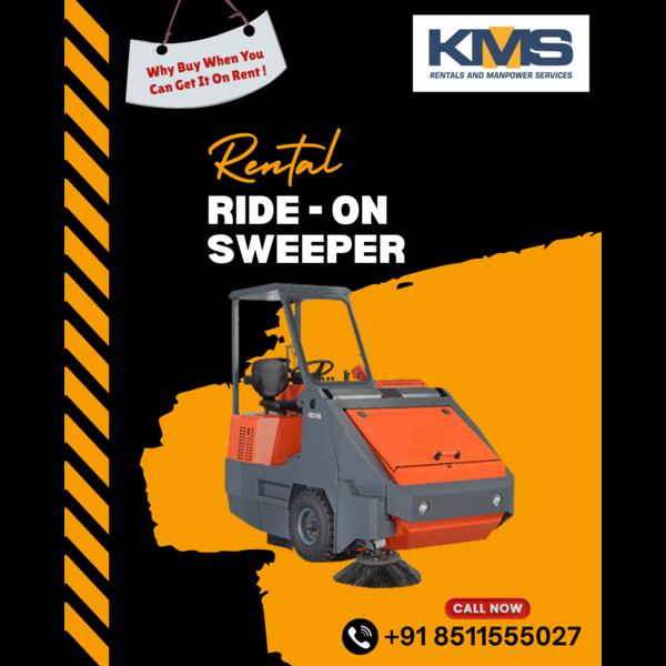 ride on sweeper rental india
