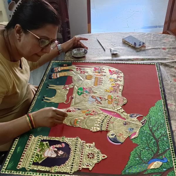 Tanjore painting classes 
