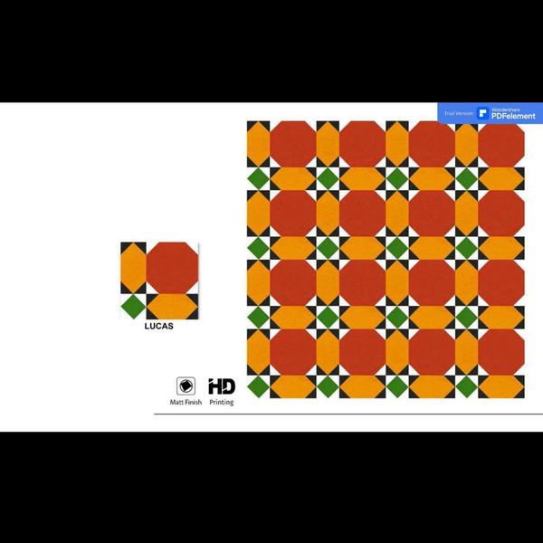 #2 x 2 vitrified tiles #4 x 2