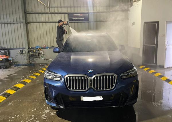 BMW came for a routine mainten