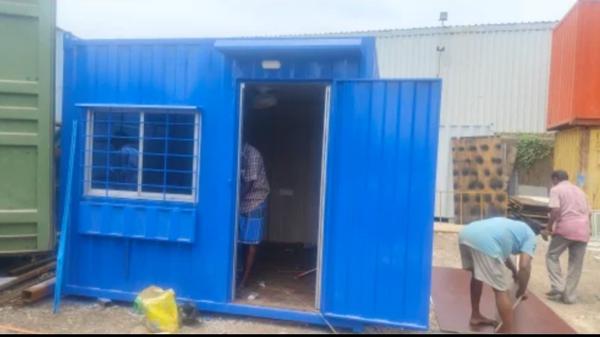 A home container opens up poss