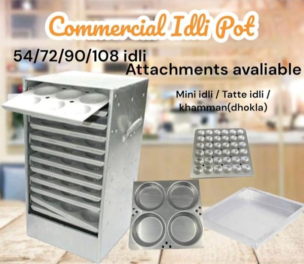 An idli maker is a tool used to make idlis. It wil