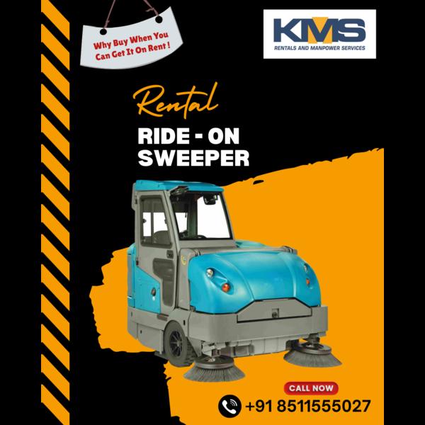 ride on sweeper rental india
