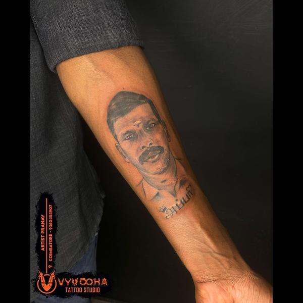 Realistic Portrait Tattoo on F