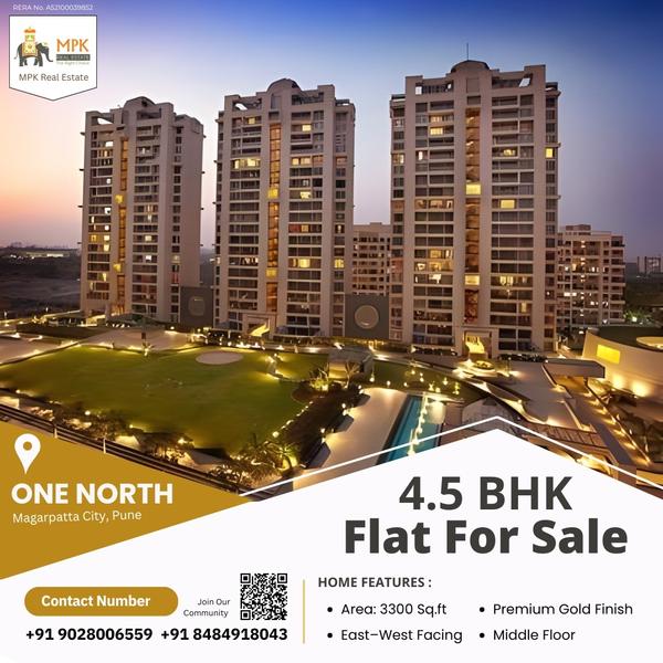 Luxury 4.5 BHK Flat for Sale i