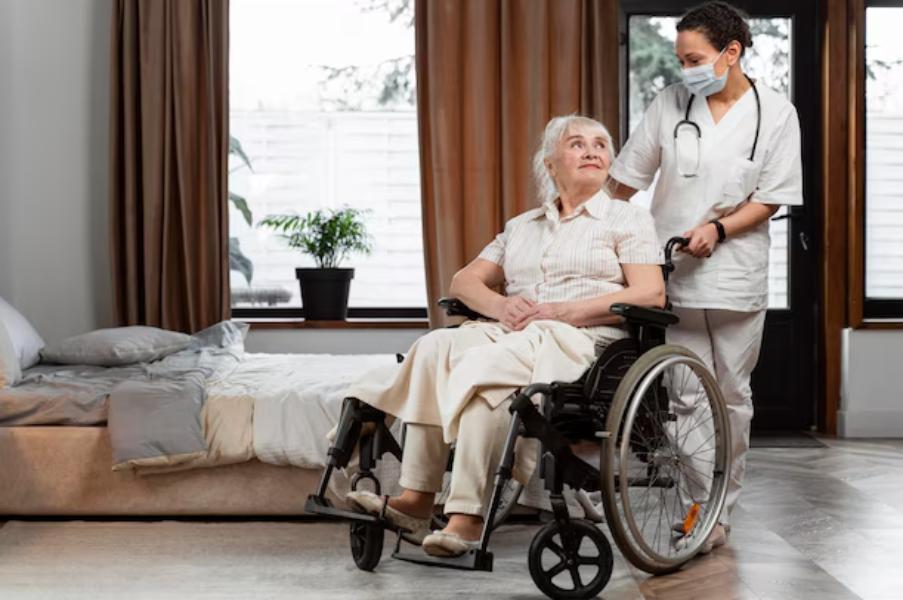 Caring for a senior family mem