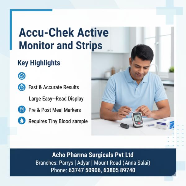 accu chek active monitor and s