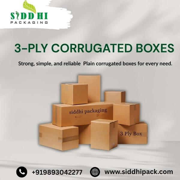 3-ply Corrugated boxes ma