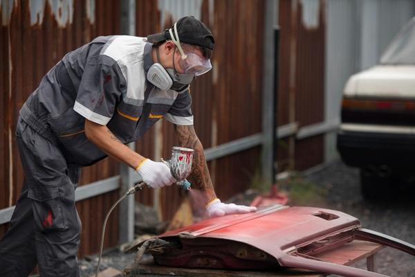 Dents, scratches, and faded pa