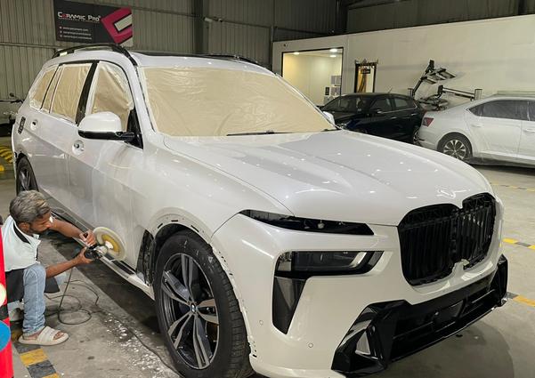 BMW X7 — paint correction proc