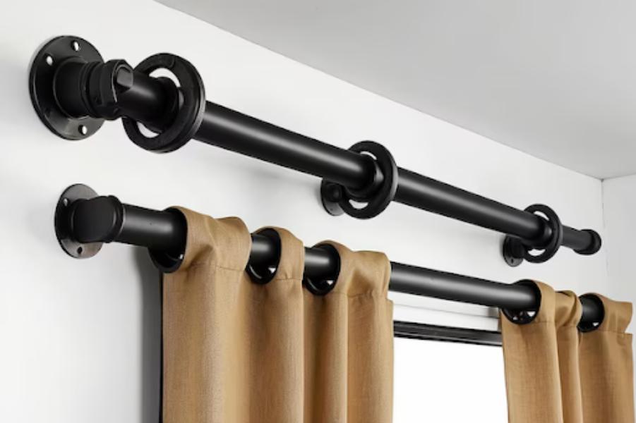 A curtain rod may seem li